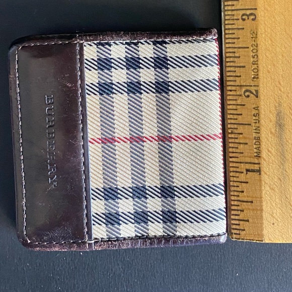 BURBERRY NOVA CHECK LEATHER classic print case WALLET 2385 - Picture 9 of 10